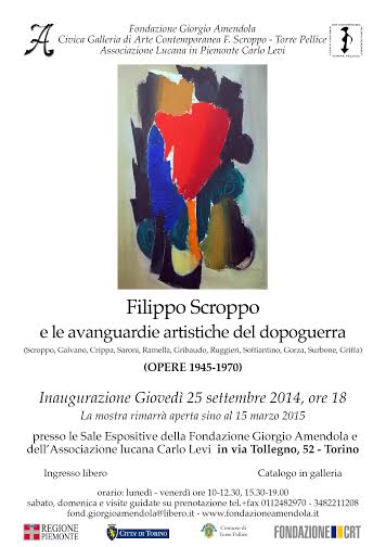 Filippo Scroppo e le avanguardie artistiche del dopoguerra